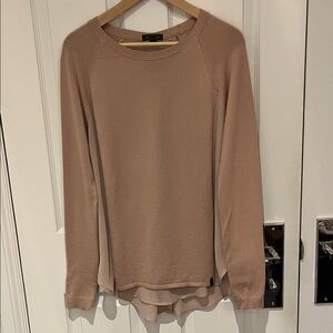 RUDSAK Women's dusty pink  sweater with chiffon back